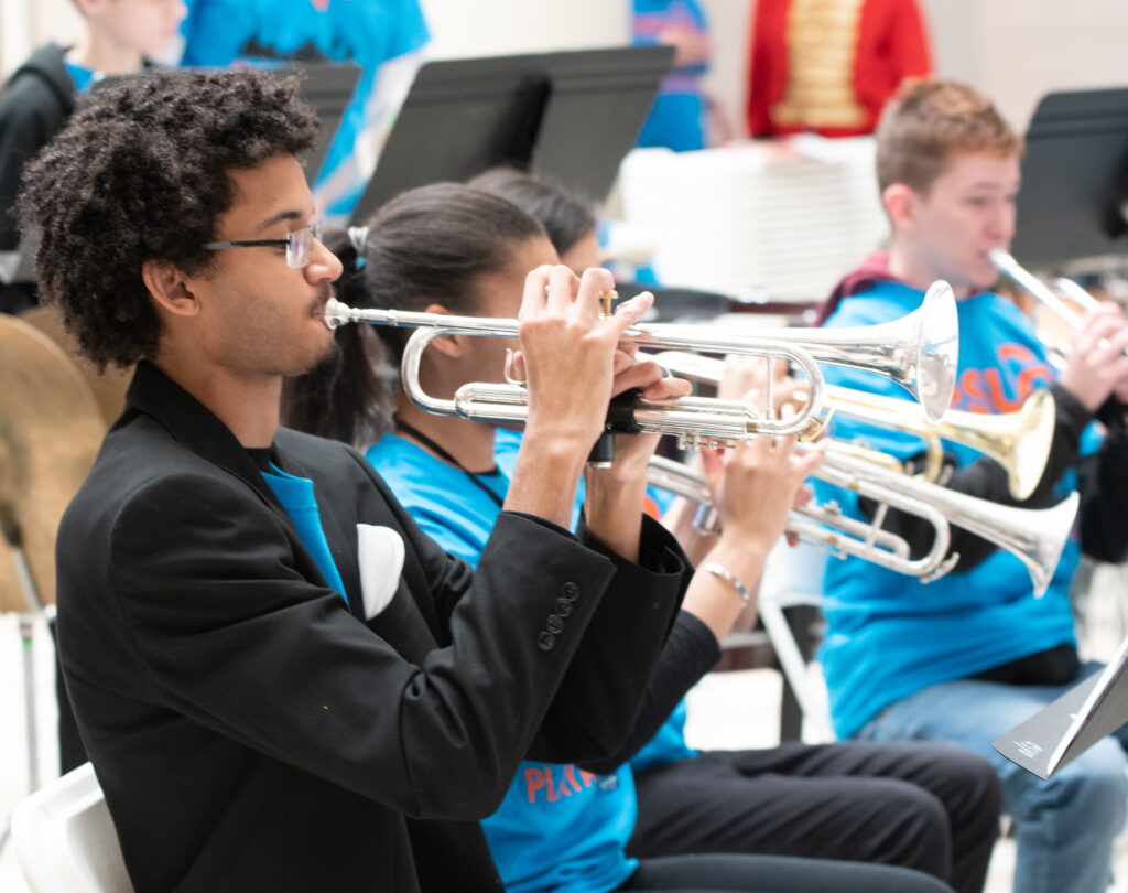 ESYO Trumpet Students