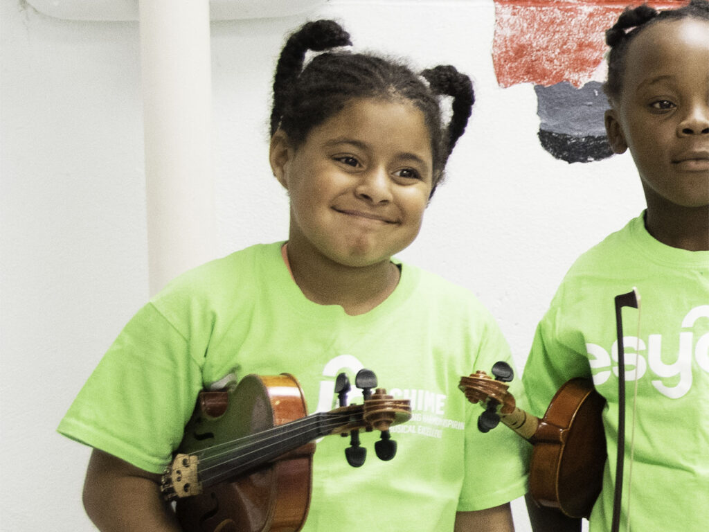 Yates Arts in Education Violin Student